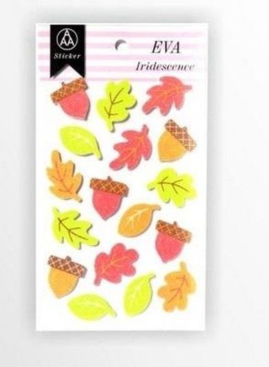 Galeria Hobby, stiker z elementami z pianki z lekkim brokatem