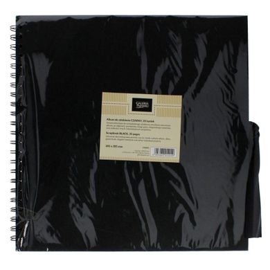 Galeria Papieru, album foto do zdobienia, czarny, 70 str., 30,5-30,5 cm