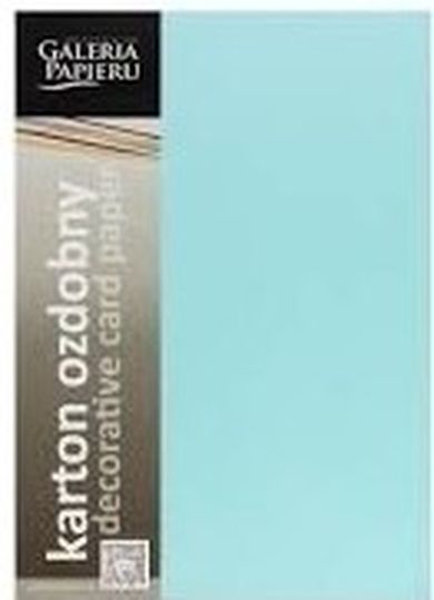 Galeria Papieru, karton ozdobny A4, niebieski, mika, 200g, 20 arkuszy