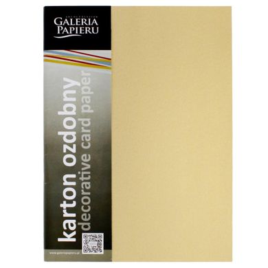 Galeria Papieru, karton ozdobny A4, złoty milenium, 180g, 20 arkuszy