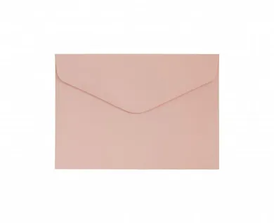 Galeria Papieru, koperta C6, różowa satynowa, 10 szt.