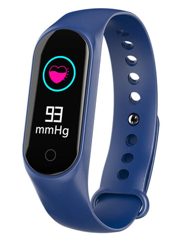 Garett, Garett Fit 7 Plus, smartband, opaska sportowa, niebieska
