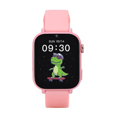 Garett Kids, N!ce Pro 4G, smartwatch, różowy