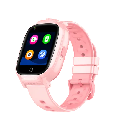 Garett Kids, smartwatch, Twin 4G, różowy