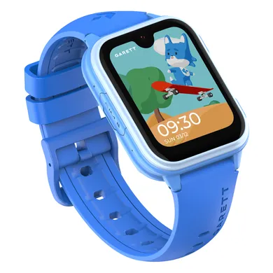 Garett, Kids Vibe AI, smartwatch 4G, niebieski