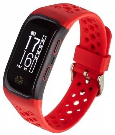 Garett, Smartband, Fit 20 GPS, opaska sportowa, czerwony