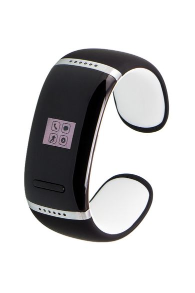 Garett, smartwatch, zegarek iOne, biało-czarny