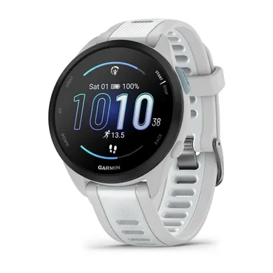 Garmin, Forerunner 165, zegarek sportowy, AMOLED 43mm, biały