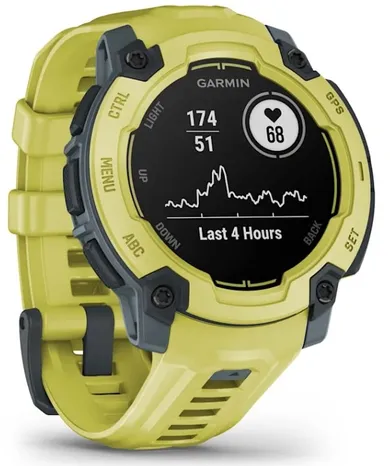 Garmin, Instinct E, smartwatch, electric lime, 45 mm