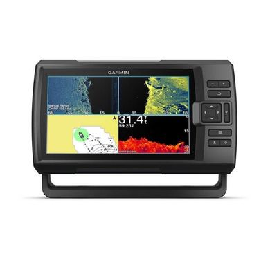Garmin, Striker Vivid 9sv, echosonda wędkarska, GPS i przetwornik GT52