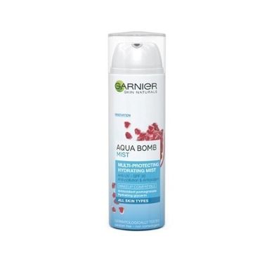 Garnier, Aqua Bomb Mist, nawilżająca ochronna mgiełka do twarzy, 75 ml