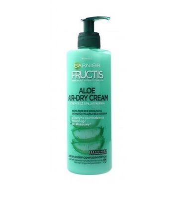 Garnier Fructis Aloe Air-Dry Cream, krem bez spłukiwania do włosów odwodnionych, 400 ml