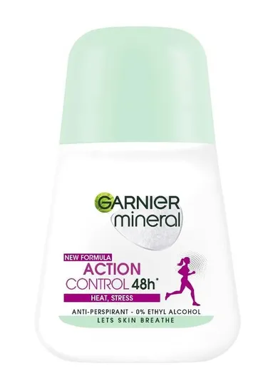 Garnier, Mineral, dezodorant roll-on, Action Control, 48h, heat, stress, 50 ml