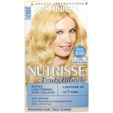 Garnier, Nutrisse Creme, farba do włosów, 100 bardzo jasny naturalny blond