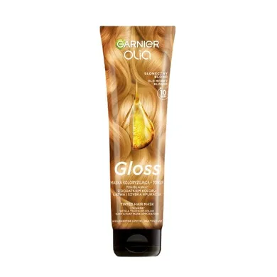 Garnier, Olia Gloss, maska koloryzująca-toner do włosów, słoneczny blond, 150 ml