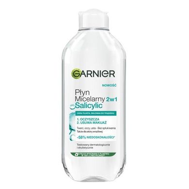 Garnier, płyn micelarny salicylic z kwasem salicylowym, 400 ml