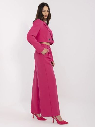 Garnitur damski, różowy, Italy Moda