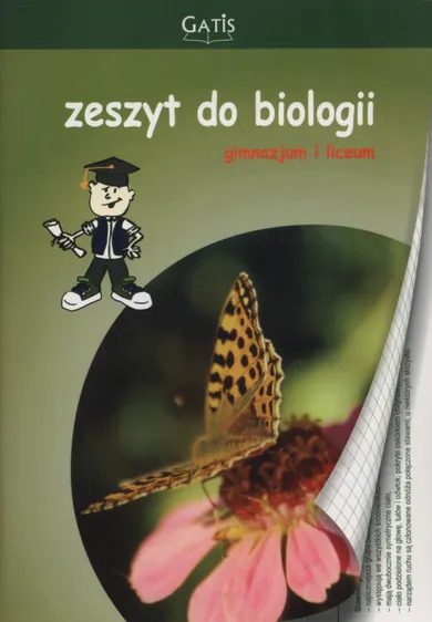 Gatis, zeszyt do biologii gładki A5, 60 kartek, 1 szt.