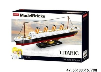 Gazelo, Sluban, Statek, Titanic, klocki, 481 elementów