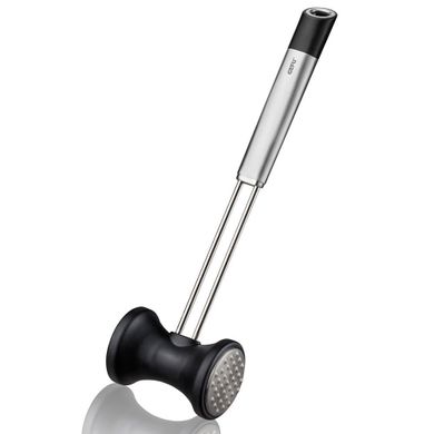 Gefu, dwustronny tłuczek do mięsa ze stali nierdzewnej, z ergonomiczną rączką