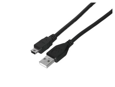 Gembird, CCP-USB2-AM5P-6, kabel, 1,8m, czarny