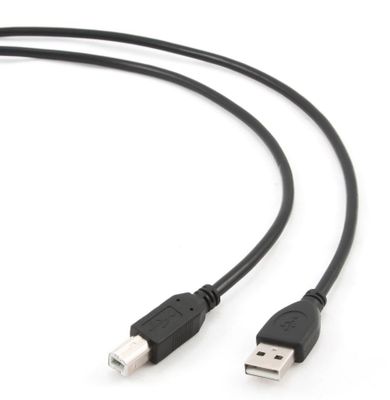 Gembird, kabel USB 2.0 Typu Am - USB 2.0 Typu Bm, 3m, czarny