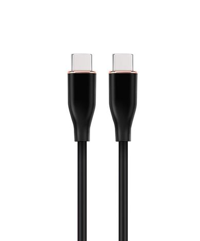 Gembird, kabel USB-C, PD 60W, czarny, 1,5m