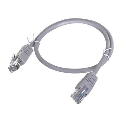 Gembird, patchcord, kat. 5e, 0,5m, szary