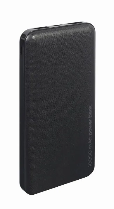 Gembird, powerbank, 10000 mah, 2x USB, czarny