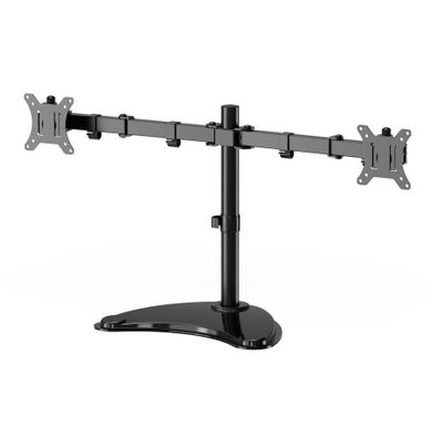 Gembird, stojak biurkowy na 2 monitory, regulowany, 13”-32”