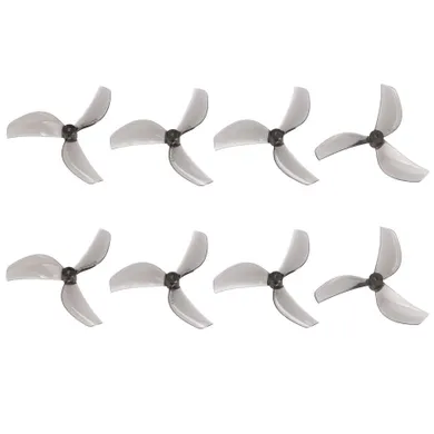 Gemfan, śmigła do drona, Three-blade Propellers, 45 mm, szare, 8 szt.