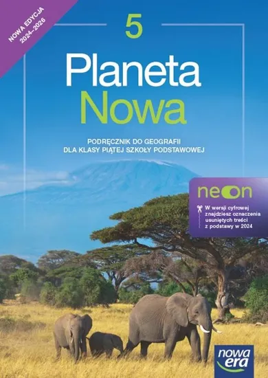 Geografia. Planeta nowa Neon. Podręcznik dla klasy 5 szkoły podstawowej. Edycja 2024-2026