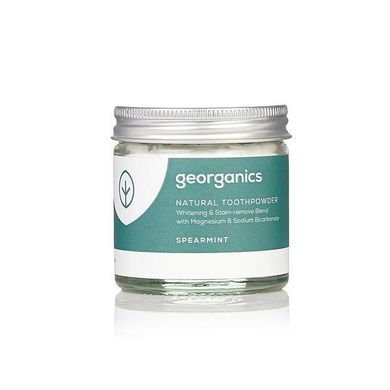 Georganics, proszek do czyszczenia zębów, Spearmint, 60 ml