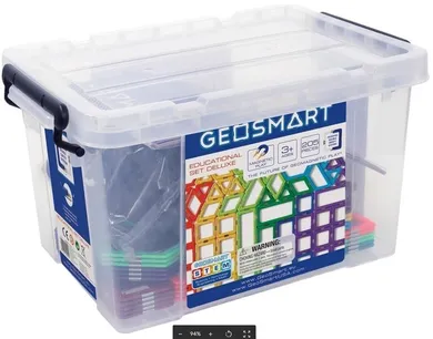 GeoSmart, Educational Set Deluxe, zestaw konstrukcyjny, 205 elementów