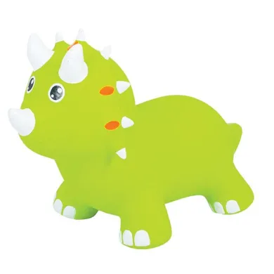Gerardo's Toys, skoczek, triceratops, zielony
