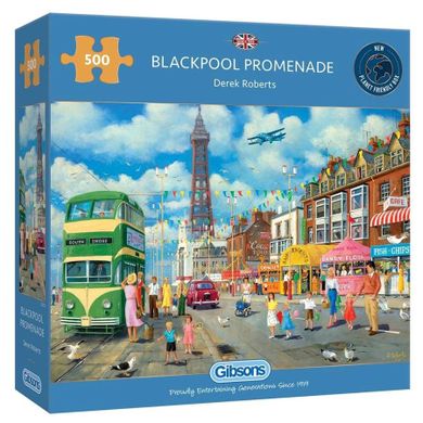 Gibsons, Promenada w Blackpool, Anglia, puzzle, 500 elementów
