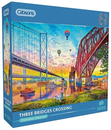 Gibsons, Trzy mosty, Szkocja, puzzle, 1000 elementów