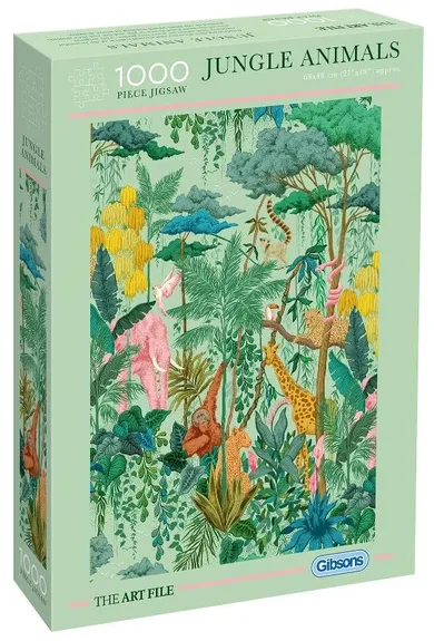 Gibsons, Zwierzęta w dżungli, puzzle, 1000 elementów
