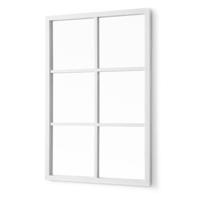 Giftdecor, lustro prostokątne ze szprosami, 71-49 cm