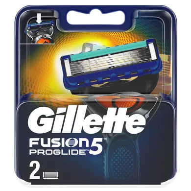 Gillette, Fusion ProGlide, wymienne ostrza do maszynki do golenia, 2 szt.