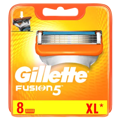 Gillette, Fusion, wymienne ostrza do maszynki do golenia, 8 szt.