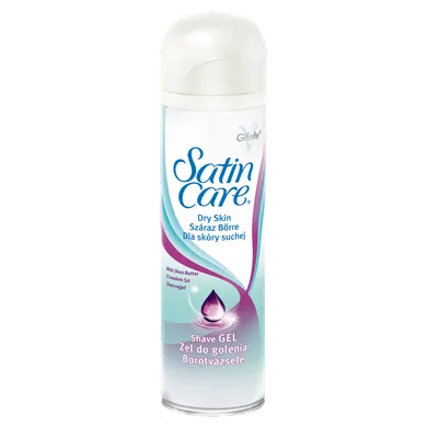 Gillette, Satin Care Dry Skin, żel do golenia dla kobiet, 200 ml