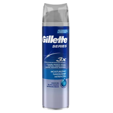 Gillette, Series, nawilżający żel do golenia, 200 ml