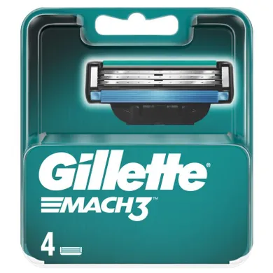 Gillette, wkłady ostrza do maszynki Mach3, 4 szt.