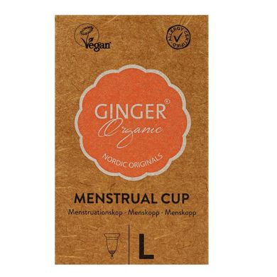 Ginger Organic, Menstrual Cup, kubeczek menstruacyjny, L