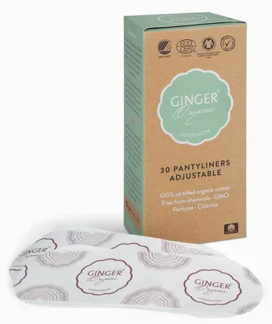 Ginger Organic, wkładki higieniczne, 30 szt.