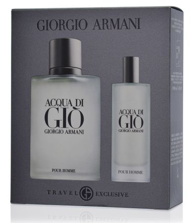 Giorgio Armani, Acqua Di Gio Pour Homme, woda toaletowa, spray, 100 ml + miniatura wody toaletowej, 15 ml
