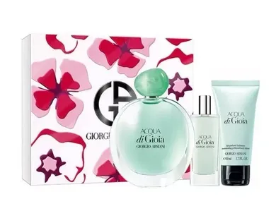 Giorgio Armani, Acqua di Gio, zestaw: woda perfumowana, spray, 100 ml + balsam do ciała, 50 ml +, woda perfumowana, spray, 15 ml