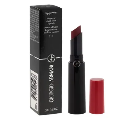 Giorgio Armani, Lip Power Longwear Lipstick, pomadka do ust, nr 113