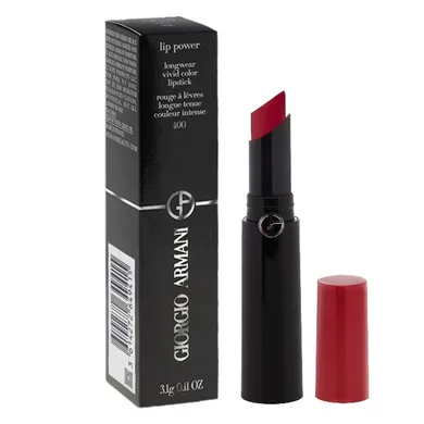 Giorgio Armani, Lip Power Longwear Lipstick, pomadka do ust, nr 400